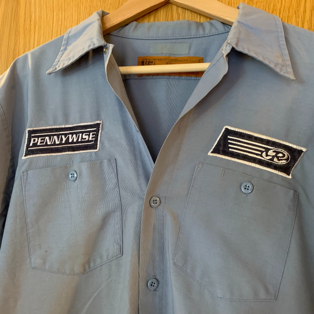 Authentic Vintage 90's Pennywise Button Up Shirt - Men's L